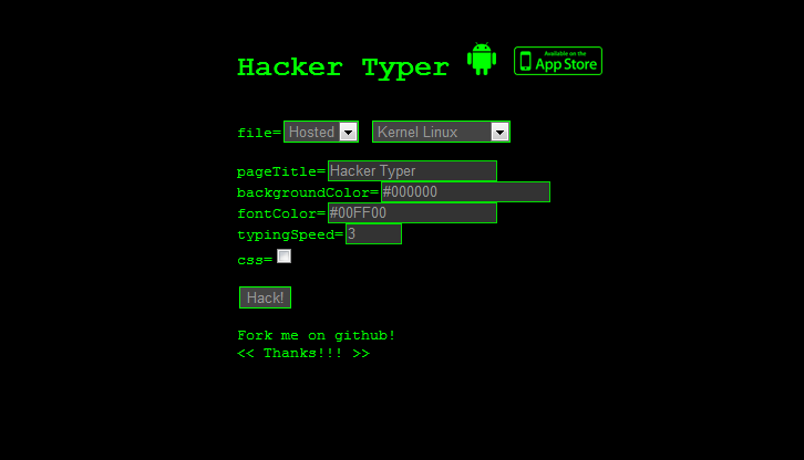 hacker typer .com